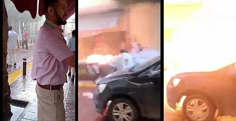 VIDEO: Explota transformador en plena calle de León, Guanajuato; hay 10 heridos