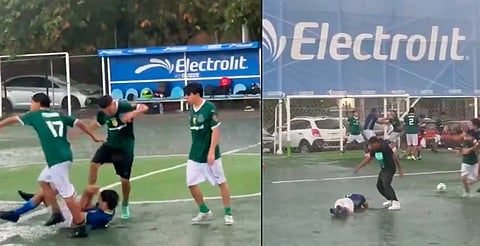 Jugadores de fútbol golpean brutalmente a sus rivales en Guadalajara [VIDEO]