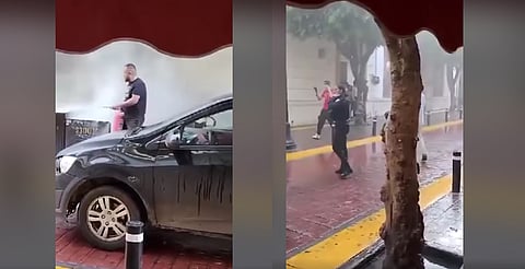 Revelan video completo de la explosión de equipo de CFE en León, Guanajuato 