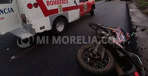 Muere motociclista en accidente sobre la carretera Zitácuaro-Morelia