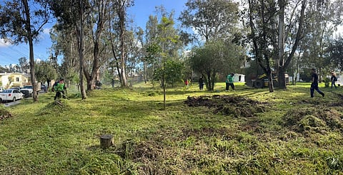 En Fuentes de Morelia y Juana Pavón, realiza SSP jornada de limpieza