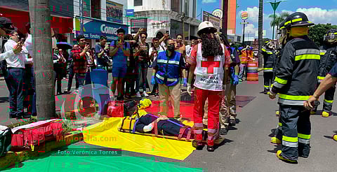 Entre risas y sin mayor interés, morelianos participan en el Simulacro Nacional