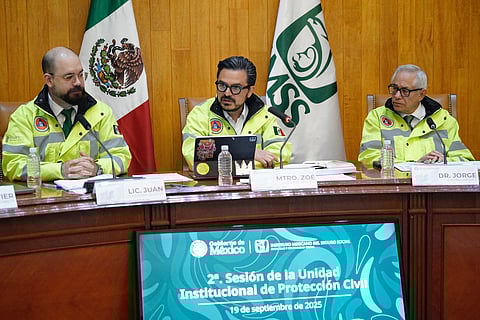 Refuerza IMSS liderazgo nacional en Protección Civil durante simulacro conmemorativo del sismo de 1985 