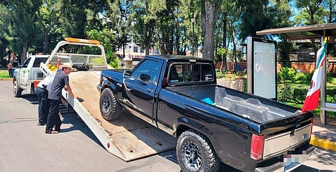 Policía Morelia "desactiva" Caravana Trokera tras generar caos vial; dos camionetas, al corralón
