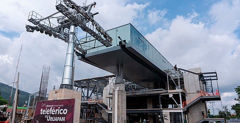Avanza instalación y empalme de cableado en teleférico de Uruapan: Gladyz Butanda