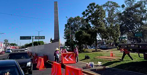 Morelia: habrá ajustes viales en zona del monumento por obras del teleférico