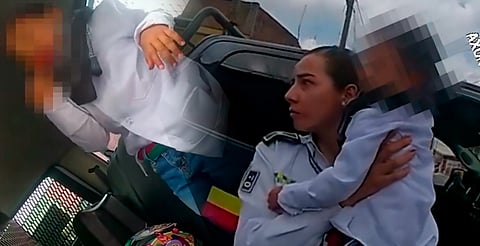 Niño escapa de kínder en Morelia; así lo rescataron policías municipales [VIDEO]