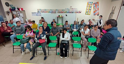 Fiscalía General imparte ponencia sobre prevención de violencia familiar y acoso escolar en Tarímbaro