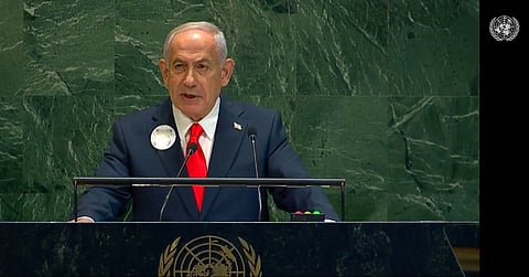 Delegados se retiran en la ONU durante discurso de Netanyahu transmitido a Gaza
