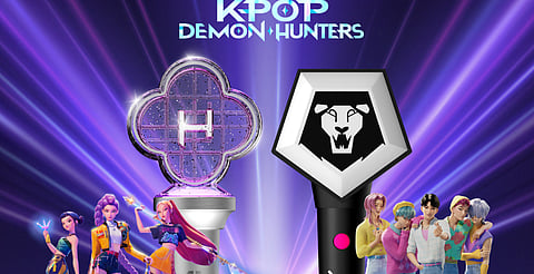 K-Pop Demon Hunters: Huntrix y Saja Boys presentan sus lightsticks