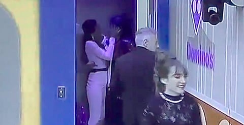 El momento ocurrió durante la última fiesta del reality