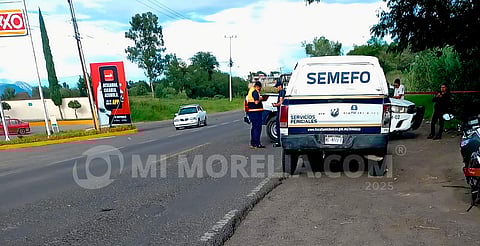 Muere motociclista tras accidente en carretera rumbo a aeropuerto de Morelia