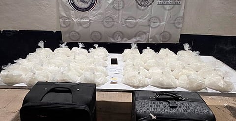 Michoacán: a proceso, sujeto que viajaba con 40 kg de metanfetamina en autobús