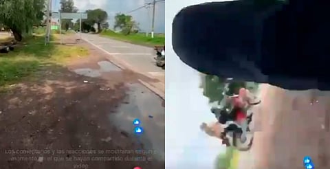 "Te amo, ya me mataron"; disparan a hombre en vivo mientras denunciaba baches de carreteras en Guanajuato [Video]