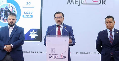 Michoacán, con tendencia a la baja en homicidio doloso en los últimos 9 meses: SSP
