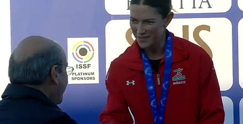 ¡Histórica! Gabriela Rodríguez gana primera medalla mundial para el tiro mexicano