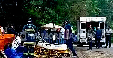 Un herido, saldo de accidente en Mil Cumbres con auto de la Carrera Panamericana