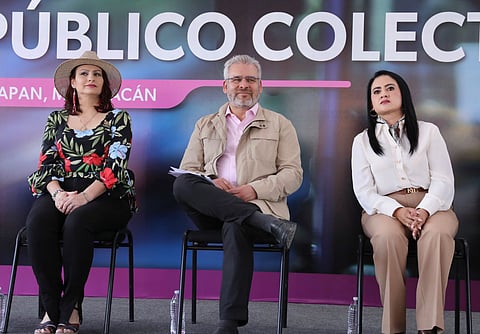 ¡Renovación en marcha! Uruapan recibirá primeros 80 camiones de transporte público: Bedolla