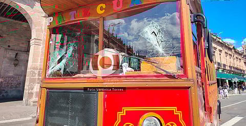 Temen baja turística tras disturbios que dañaron tranvías en el Centro de Morelia