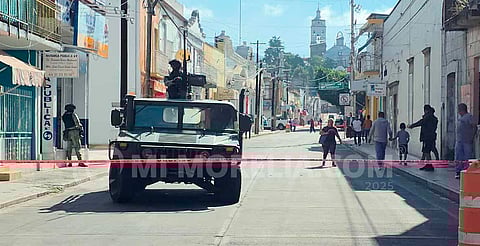 Grupos rivales se enfrentaron a balazos por media hora antes del ataque a presidencia de Zinapécuaro
