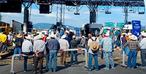 Morelia y otras seis regiones de Michoacán se paralizan por protesta campesina