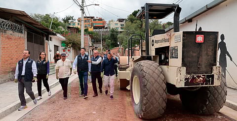 Alfonso Martínez supervisa obra de gran calado en San José del Cerrito