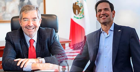 México y EE.UU. refuerzan cooperación: se reunirá De la Fuente con Marco Rubio