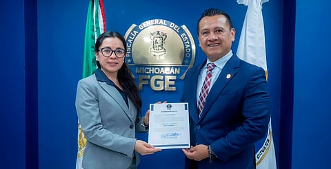Nombran nueva vicefiscal en Michoacán para atender delitos de alto impacto