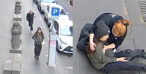 VIDEO: mujer es apuñalada mientras caminaba hacia su trabajo en Melbourne