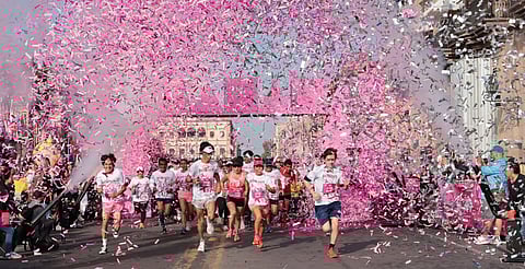 Pinktate de Rosa, pinta de color y amor el centro de Morelia