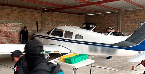 FGR desmantela pista clandestina con más de 200 paquetes de droga en Chiapas
