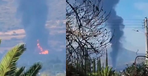 Tren con combustible se descarrila y explota en Hidalgo; fuego visible desde varios municipios [VIDEO]