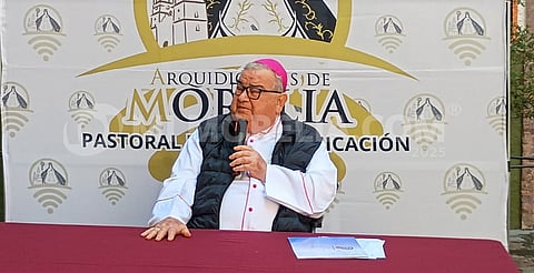 Arzobispo de Morelia insiste en construcción de paz tras asesinato de alcalde Manzo