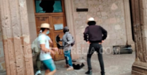 Detienen a 8 personas por daños en Palacio de Gobierno en Morelia; FGE ya investiga