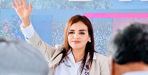 Reportan llegada de Grecia Quiroz, viuda de Manzo, a Palacio Nacional; se reúne con Sheinbaum