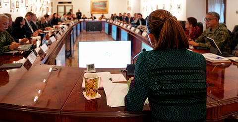 Sheinbaum reúne a gabinete para coordinar consultas sobre la paz en Michoacán