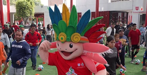 CDMX presume al ajolote, su nueva estrella para el torneo más grande del mundo