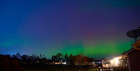 Auroras boreales iluminan el cielo del norte de México [IMÁGENES]