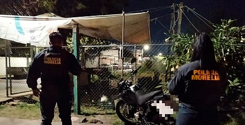 Asegura Policía de Morelia motocicleta con alteraciones en sus medios de identificación