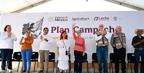 Claudia Sheinbaum lanza el Plan Campeche con inversión de 1,238 mdp para el campo