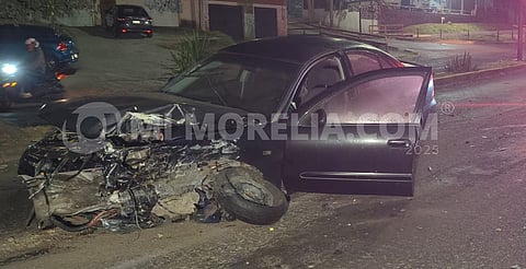 Choque entre 2 autos deja igual número de heridos en la Av. Madero Oriente de Morelia