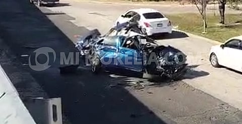 Aparatoso choque múltiple en calzada La Huerta deja varios lesionados