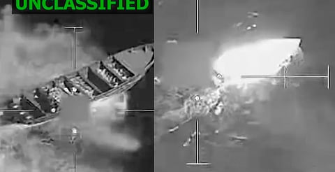 Estados Unidos vuelve a destruir otra narcolancha en el Pacífico; murieron 3 [VIDEO]