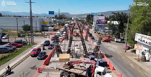 Cierran carril en sentido Fiscalía–Salida Pátzcuaro por obras nocturnas en Morelia