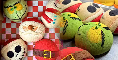 Llegan la ‘conchaclos’, el Grinch y más panes navideños a Morelia