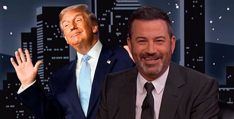 “Me iré cuando te vayas”: Kimmel le responde a Trump con burla televisiva