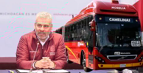 Metrobús en Morelia: Gobierno federal respalda proyecto de movilidad de Bedolla 