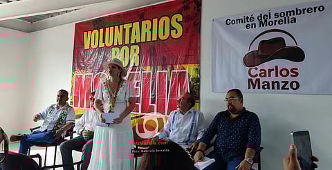 Movimiento del Sombrero aceptará a gente transparente sin manchas: Lupita Arias