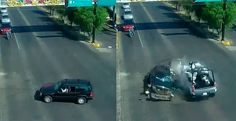 Revelan video del choque que cobró tres vidas en Zamora