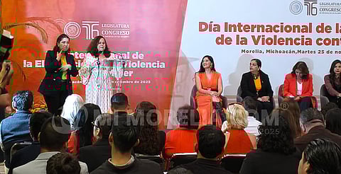 A la resistencia y responsabilidad con las mujeres, llama Congreso de Michoacán en el 25N